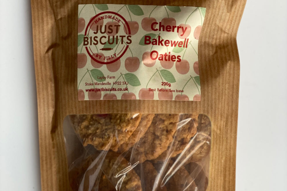 Just Biscuits Cherry Bakewell Oaties